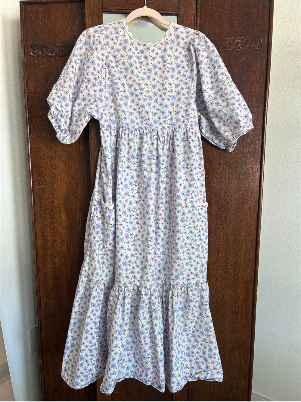 Damson Madder Greta ditsy midi dress - Picture 4 of 9